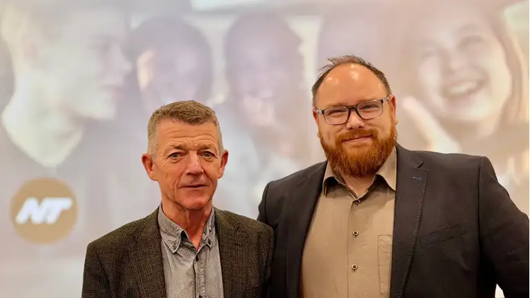 Formand Søren Kusk (tv) og næstformand Kenneth Skatka Hammer (th)